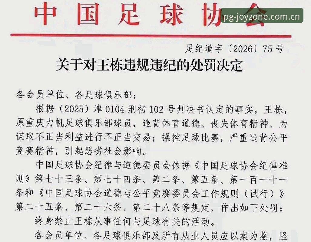 PG电子电脑版 足协第三批禁足名单最新动态:17人终身禁赛,48人遭重罚